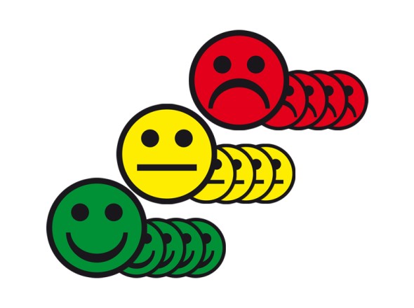 Magnetic smileys 5cm