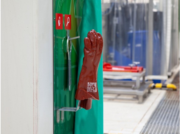 Boots and glove holder