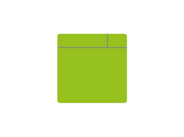 Scrum whiteboard magnet - green