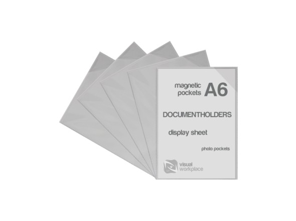 Magnetic photo pockets A6