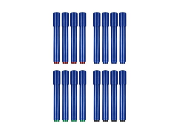 Detectable whiteboard markers (set solid colours)