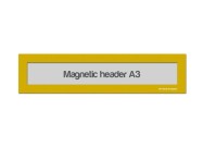 Magnetic window A3 headers | Yellow