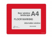 Floorwindows A4 (set) | Red