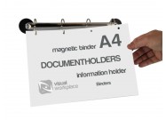 Magnetic ringbinder A4 hand example