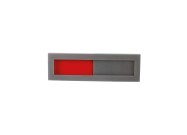 Magnetic status slider red