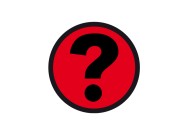 Question magnet 5cm  | Red