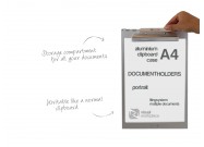 Aluminium clipboard case A4 document example