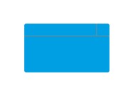 Whiteboard scrumcard blue large