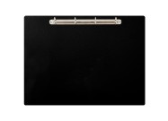 Magnetic ring binder clipboard A3 - landscape | Black