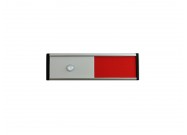 Magnetic status slider (small) red