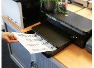 Magnetic printable sheets A3 printer example
