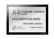 Magnetic Window A4 erasable | Black