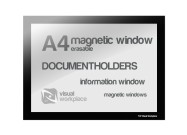 Magnetic Window A4 erasable | Black