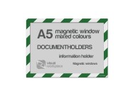 Magnetic windows A5 (various colours) | Green / White