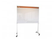 Mobile whiteboard stand 120x200cm with board