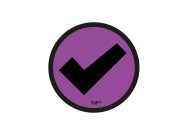 Check magnet 3cm | Purple