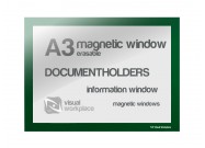 Magnetic Window A3 erasable | Green