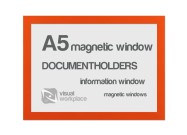 Magnetic windows A5 | Orange