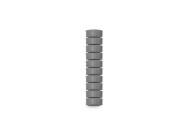 Whiteboard magnets round 15mm | Grey