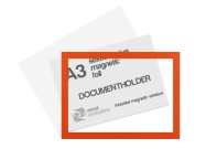 Selfadhesive magnetic foil A3 (incl. magnetic window) | Orange
