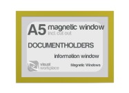 Magnetic window A5 (incl. cut out) | Yellow