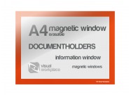 Magnetic Window A4 erasable | Orange