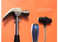 Toolclip 6mm on a board