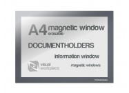 Magnetic Window A4 erasable | Grey