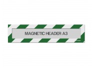 Magnetic window A3 headers (mixed colours) | Green / White