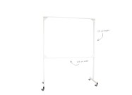 Mobile whiteboard stand 120x200cm