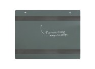 Magnetic ring binder clipboard A4 - landscape