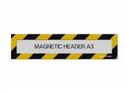 Magnetic window A3 headers (mixed colours) | Zwart / Geel