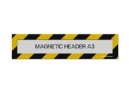 Magnetic window A3 headers (mixed colours) | Zwart / Geel