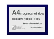 Magnetic windows A4 | Blue