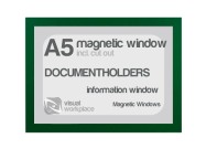 Magnetic window A5 (incl. cut out) | Green