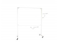 Mobile whiteboard stand 120x240cm