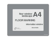 Floorwindows A4 single | Grey