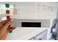 Plastic label holder technical drawing