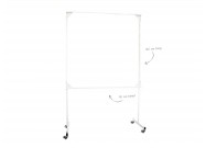 Mobile whiteboard stand 90x120cm