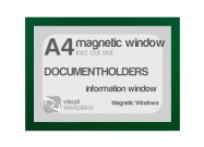 Magnetic windows A4 (incl. cut out) | Green