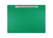 Magnetic ring binder clipboard A3 - landscape | Green