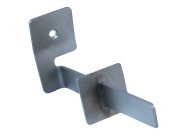 Stainless steel storage hook single with stop